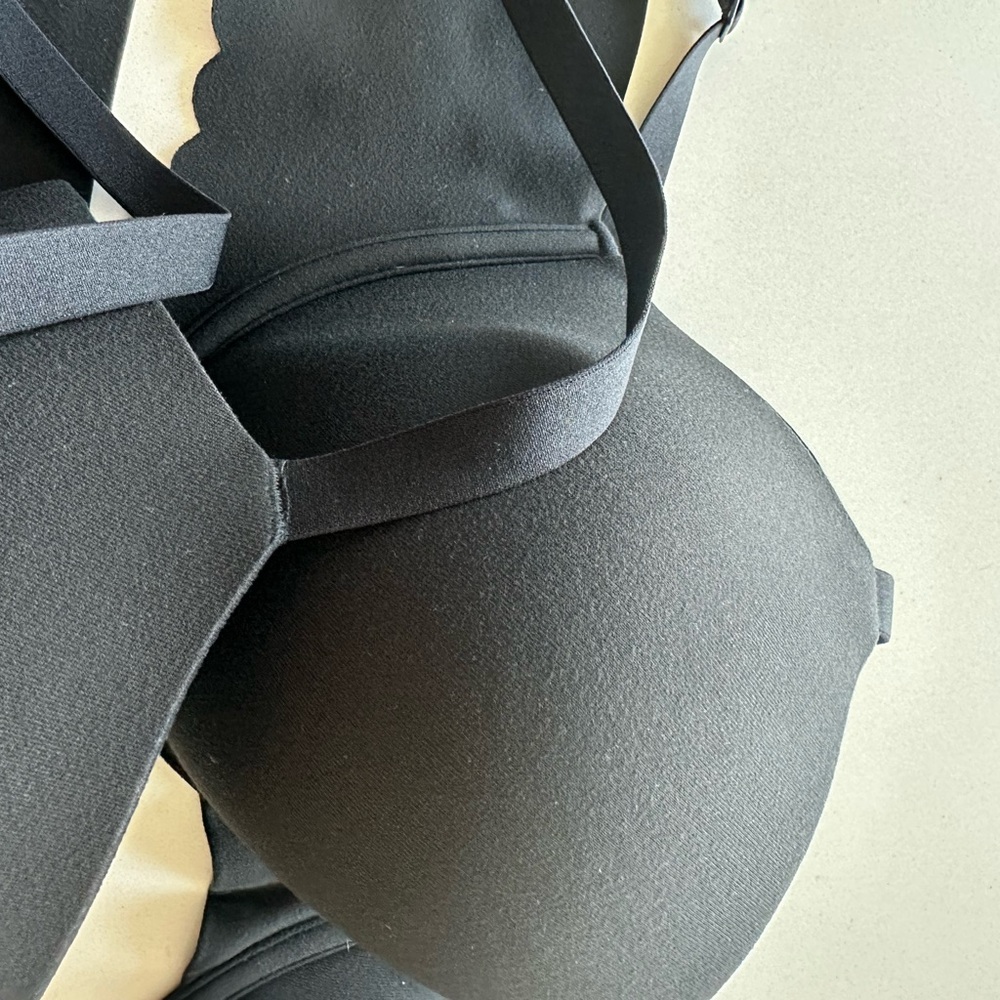 *4 Pack!* Aerie SMOOTHEZ Demi Lightly Lined Bra True Black 36DD - Picture 9 of 16